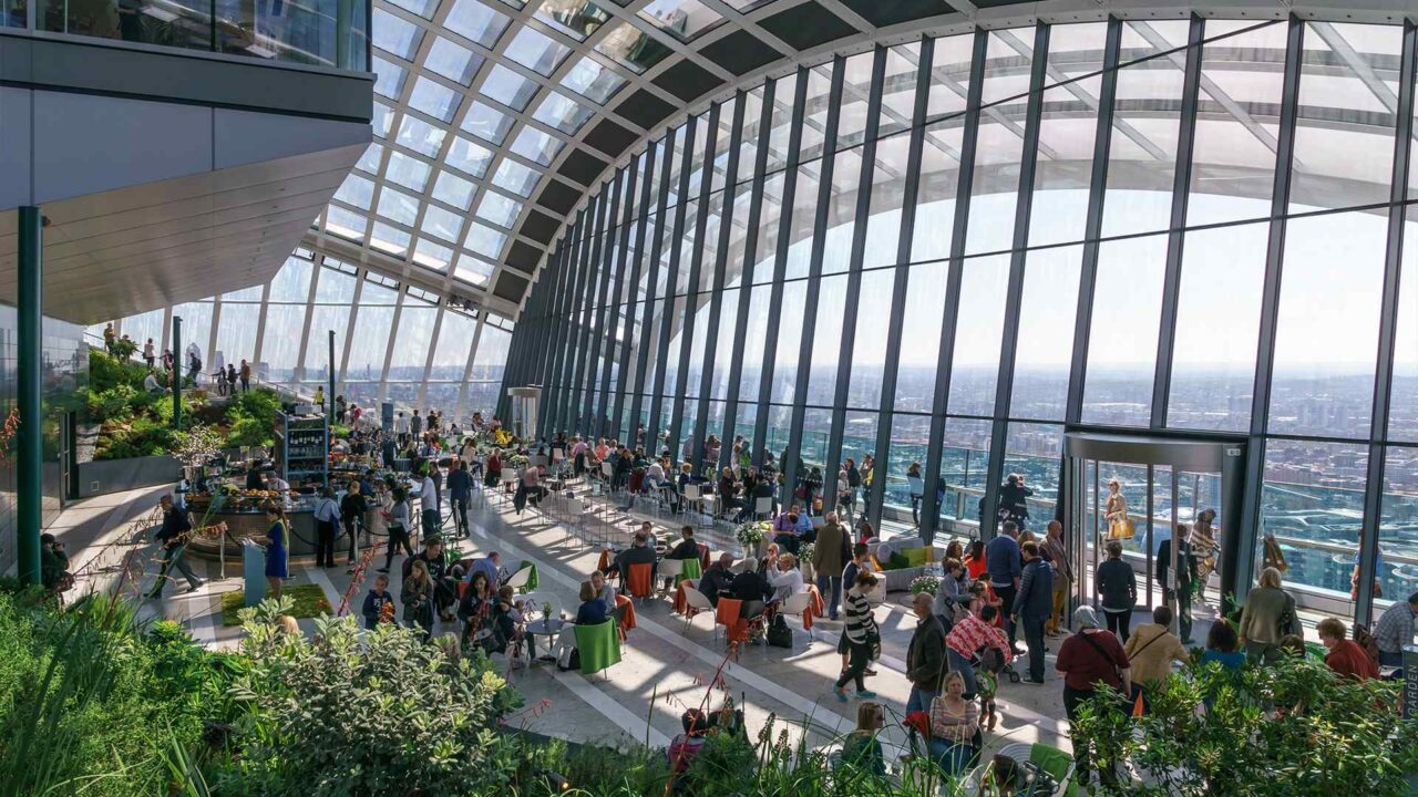 Admire the View From the Sky Garden in London